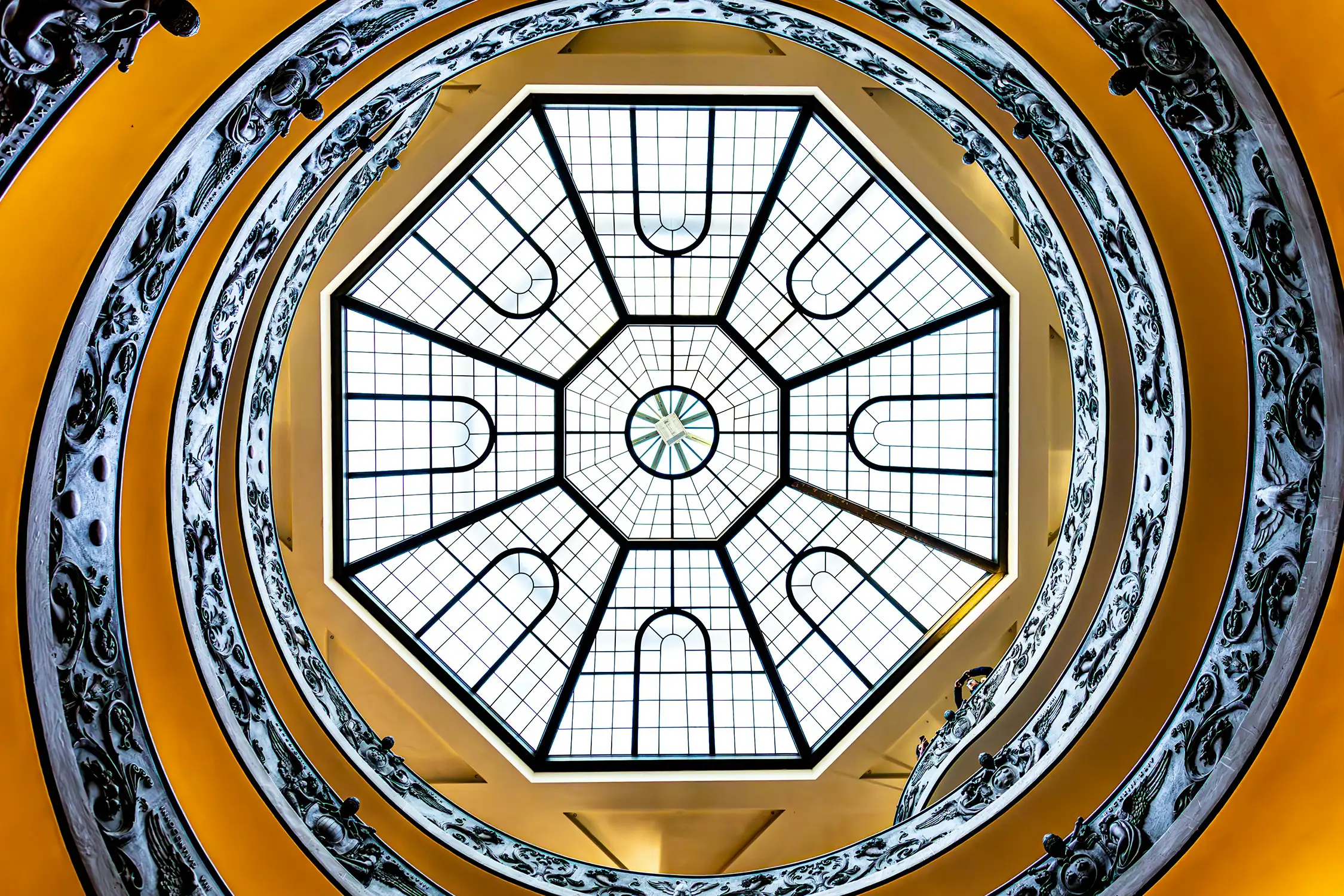 02 Vatican Museums Spiral Staircase Ceiling 02 Vatican Museums Spiral Staircase Ceiling